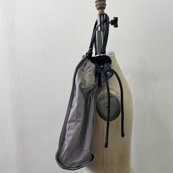 Burberry Iridescent Leather Trim Tote Bag - Picture 2 of 14